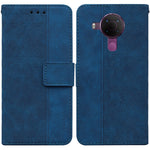 Custodia per telefono in pelle goffrata geometrica, For Nokia 1.3, For Nokia 5.3, For Nokia 5.4, For Nokia C20 / C10