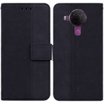 Custodia per telefono in pelle goffrata geometrica, For Nokia 1.3, For Nokia 5.3, For Nokia 5.4, For Nokia C20 / C10
