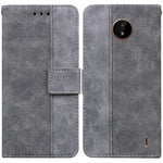 Custodia per telefono in pelle goffrata geometrica, For Nokia 1.3, For Nokia 5.3, For Nokia 5.4, For Nokia C20 / C10