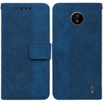 Custodia per telefono in pelle goffrata geometrica, For Nokia 1.3, For Nokia 5.3, For Nokia 5.4, For Nokia C20 / C10
