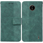 Custodia per telefono in pelle goffrata geometrica, For Nokia 1.3, For Nokia 5.3, For Nokia 5.4, For Nokia C20 / C10