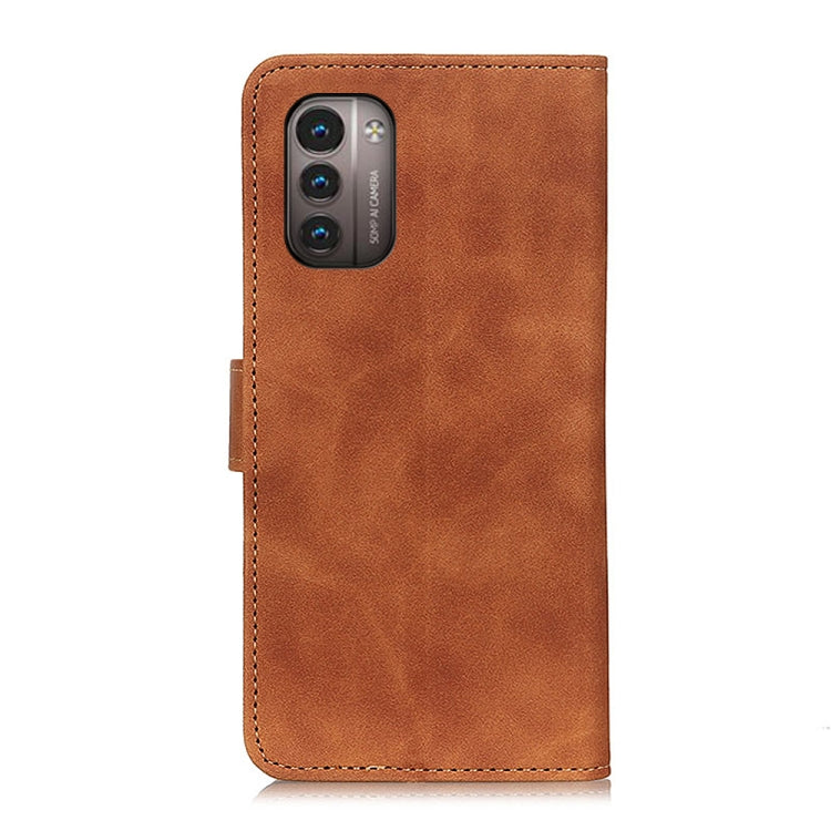 KHAZNEH Custodia per cellulare in pelle con vibrazione orizzontale a trama retrò, For Nokia G11 / G21, For TCL 30 V 5G / 30 XE 5G, For TCL 30 SE / Sharp Aquos V6 & V6+, For Xiaomi Redmi K50 Gaming