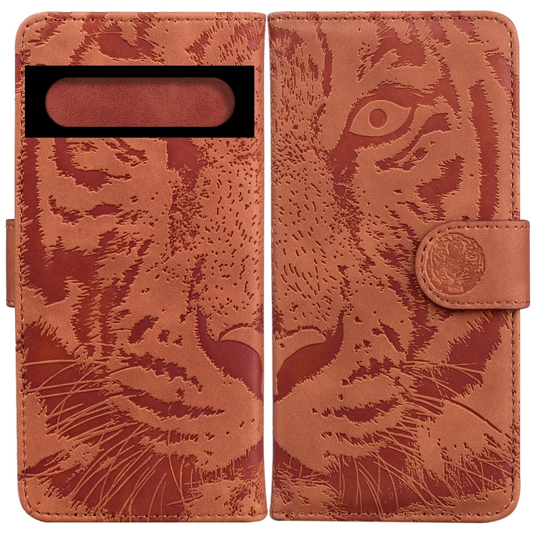 Custodia per telefono in pelle a vibrazione orizzontale con motivo a tigre in rilievo, For Google Pixel 7 Pro 5G, For Google Pixel 7 5G, For Motorola Moto G31 4G(Brazil ), For OPPO A16K