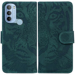 Custodia per telefono in pelle a vibrazione orizzontale con motivo a tigre in rilievo, For Google Pixel 7 Pro 5G, For Google Pixel 7 5G, For Motorola Moto G31 4G(Brazil ), For OPPO A16K