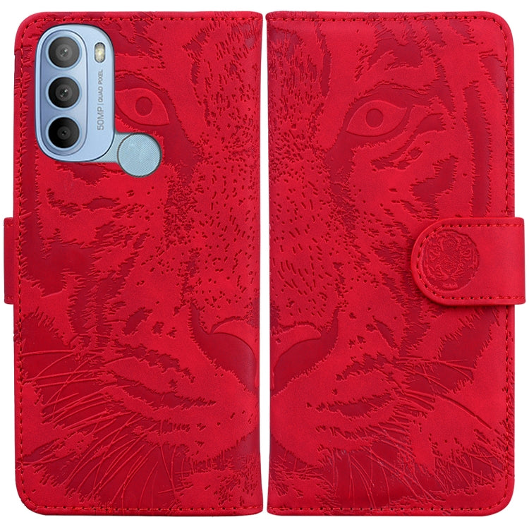 Custodia per telefono in pelle a vibrazione orizzontale con motivo a tigre in rilievo, For Google Pixel 7 Pro 5G, For Google Pixel 7 5G, For Motorola Moto G31 4G(Brazil ), For OPPO A16K