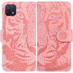 Custodia per telefono in pelle a vibrazione orizzontale con motivo a tigre in rilievo, For Google Pixel 7 Pro 5G, For Google Pixel 7 5G, For Motorola Moto G31 4G(Brazil ), For OPPO A16K
