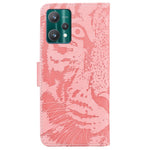 Custodia per telefono in pelle a vibrazione orizzontale con motivo a tigre in rilievo, For OPPO Realme 9 Pro, For OPPO Realme 9 Pro+, For OPPO Realme 9i / A76 / A36, For OPPO Reno7 5G Taiwan Version/Find X5 Lite