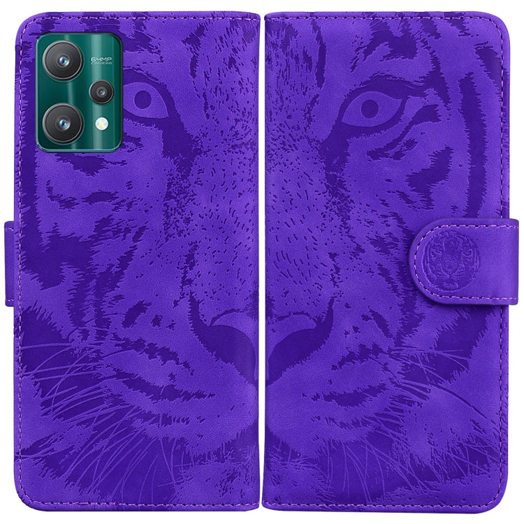 Custodia per telefono in pelle a vibrazione orizzontale con motivo a tigre in rilievo, For OPPO Realme 9 Pro, For OPPO Realme 9 Pro+, For OPPO Realme 9i / A76 / A36, For OPPO Reno7 5G Taiwan Version/Find X5 Lite