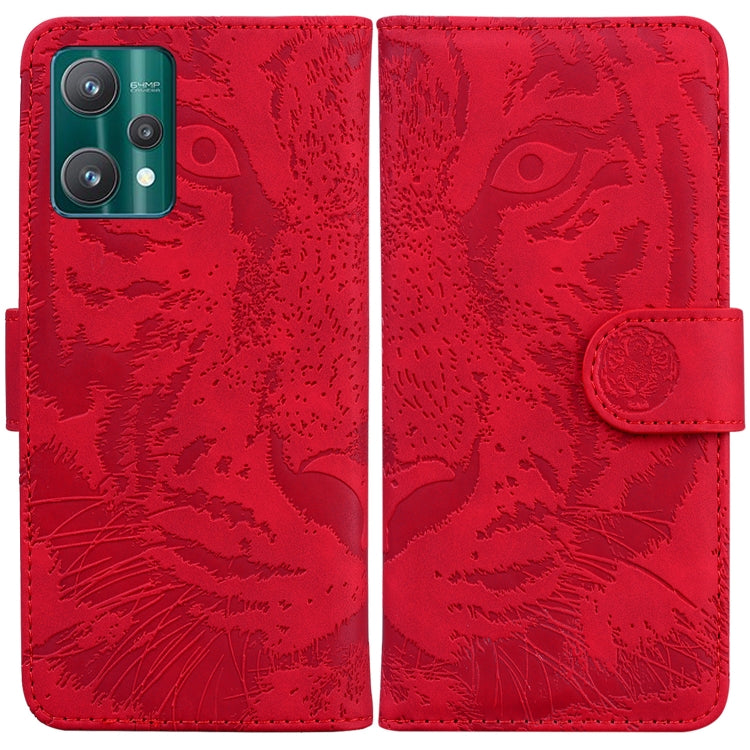Custodia per telefono in pelle a vibrazione orizzontale con motivo a tigre in rilievo, For OPPO Realme 9 Pro, For OPPO Realme 9 Pro+, For OPPO Realme 9i / A76 / A36, For OPPO Reno7 5G Taiwan Version/Find X5 Lite