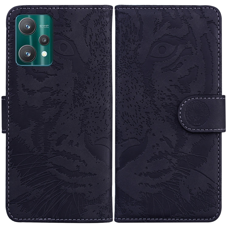 Custodia per telefono in pelle a vibrazione orizzontale con motivo a tigre in rilievo, For OPPO Realme 9 Pro, For OPPO Realme 9 Pro+, For OPPO Realme 9i / A76 / A36, For OPPO Reno7 5G Taiwan Version/Find X5 Lite