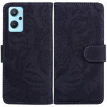 Custodia per telefono in pelle a vibrazione orizzontale con motivo a tigre in rilievo, For OPPO Realme 9 Pro, For OPPO Realme 9 Pro+, For OPPO Realme 9i / A76 / A36, For OPPO Reno7 5G Taiwan Version/Find X5 Lite