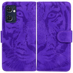 Custodia per telefono in pelle a vibrazione orizzontale con motivo a tigre in rilievo, For OPPO Realme 9 Pro, For OPPO Realme 9 Pro+, For OPPO Realme 9i / A76 / A36, For OPPO Reno7 5G Taiwan Version/Find X5 Lite