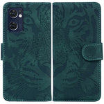 Custodia per telefono in pelle a vibrazione orizzontale con motivo a tigre in rilievo, For OPPO Realme 9 Pro, For OPPO Realme 9 Pro+, For OPPO Realme 9i / A76 / A36, For OPPO Reno7 5G Taiwan Version/Find X5 Lite
