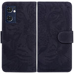 Custodia per telefono in pelle a vibrazione orizzontale con motivo a tigre in rilievo, For OPPO Realme 9 Pro, For OPPO Realme 9 Pro+, For OPPO Realme 9i / A76 / A36, For OPPO Reno7 5G Taiwan Version/Find X5 Lite
