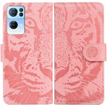 Custodia per telefono in pelle a vibrazione orizzontale con motivo a tigre in rilievo, For OPPO Reno7 Pro 5G, For Xiaomi Redmi Note 11 Pro 4G/5G Overseas Version, For Xiaomi Redmi Note 11 Overseas Version / Redmi Note 11S                               ...