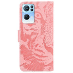 Custodia per telefono in pelle a vibrazione orizzontale con motivo a tigre in rilievo, For OPPO Reno7 Pro 5G, For Xiaomi Redmi Note 11 Pro 4G/5G Overseas Version, For Xiaomi Redmi Note 11 Overseas Version / Redmi Note 11S                               ...