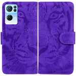 Custodia per telefono in pelle a vibrazione orizzontale con motivo a tigre in rilievo, For OPPO Reno7 Pro 5G, For Xiaomi Redmi Note 11 Pro 4G/5G Overseas Version, For Xiaomi Redmi Note 11 Overseas Version / Redmi Note 11S                               ...