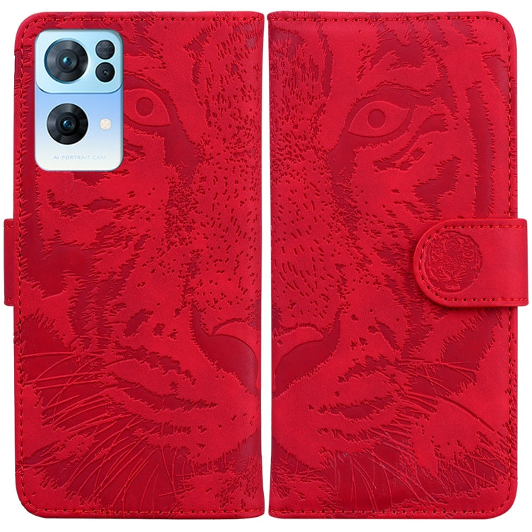 Custodia per telefono in pelle a vibrazione orizzontale con motivo a tigre in rilievo, For OPPO Reno7 Pro 5G, For Xiaomi Redmi Note 11 Pro 4G/5G Overseas Version, For Xiaomi Redmi Note 11 Overseas Version / Redmi Note 11S                               ...