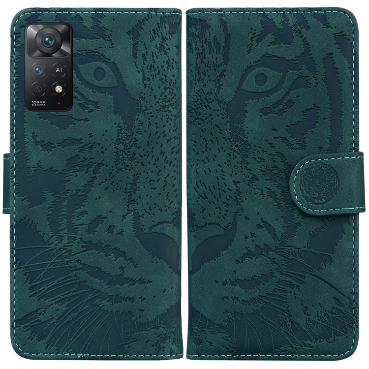 Custodia per telefono in pelle a vibrazione orizzontale con motivo a tigre in rilievo, For OPPO Reno7 Pro 5G, For Xiaomi Redmi Note 11 Pro 4G/5G Overseas Version, For Xiaomi Redmi Note 11 Overseas Version / Redmi Note 11S                               ...