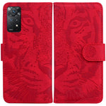 Custodia per telefono in pelle a vibrazione orizzontale con motivo a tigre in rilievo, For OPPO Reno7 Pro 5G, For Xiaomi Redmi Note 11 Pro 4G/5G Overseas Version, For Xiaomi Redmi Note 11 Overseas Version / Redmi Note 11S                               ...