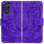Custodia per telefono in pelle a vibrazione orizzontale con motivo a tigre in rilievo, For OPPO Reno7 Pro 5G, For Xiaomi Redmi Note 11 Pro 4G/5G Overseas Version, For Xiaomi Redmi Note 11 Overseas Version / Redmi Note 11S                               ...