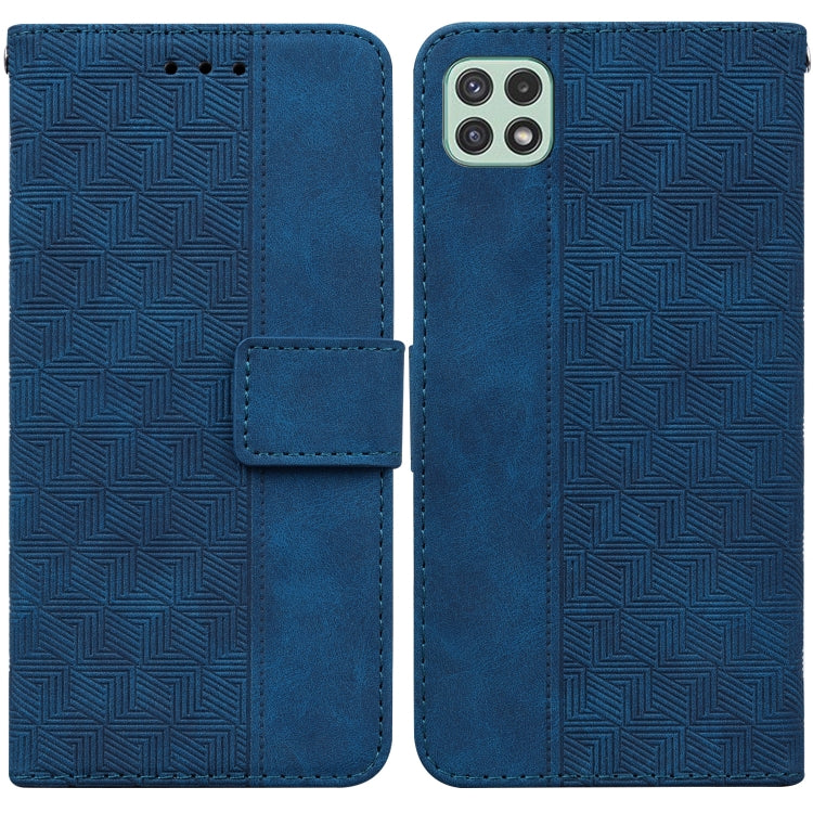 Custodia per telefono in pelle goffrata geometrica, For Samsung Galaxy A22 5G, For Samsung Galaxy A03 164mm, For Samsung Galaxy A03 166mm, For Samsung Galaxy A03 Core