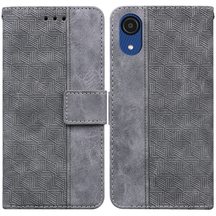 Custodia per telefono in pelle goffrata geometrica, For Samsung Galaxy A22 5G, For Samsung Galaxy A03 164mm, For Samsung Galaxy A03 166mm, For Samsung Galaxy A03 Core