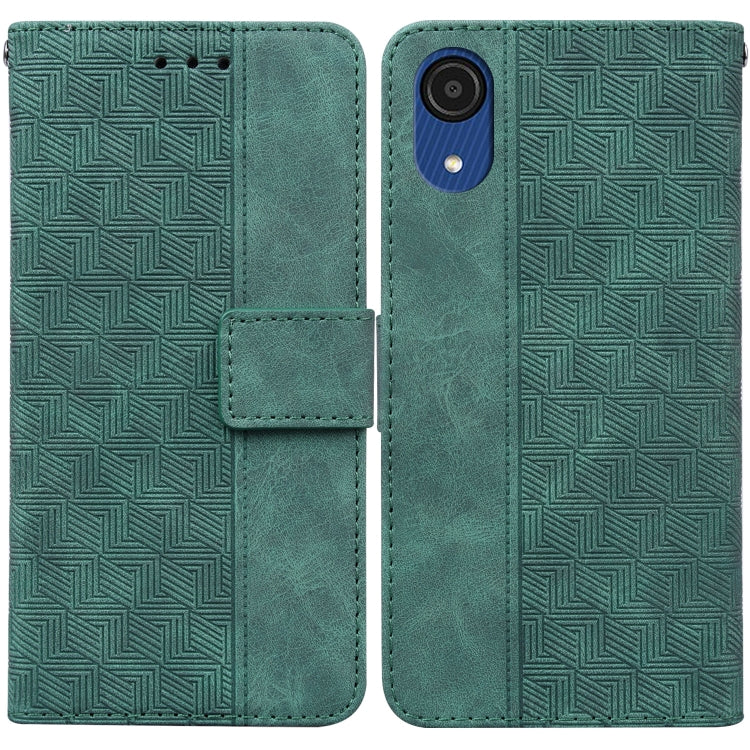 Custodia per telefono in pelle goffrata geometrica, For Samsung Galaxy A22 5G, For Samsung Galaxy A03 164mm, For Samsung Galaxy A03 166mm, For Samsung Galaxy A03 Core