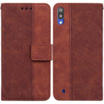 Custodia per telefono in pelle goffrata geometrica, For Samsung Galaxy A10 / M10, For Samsung Galaxy A10e / A20e, For Samsung Galaxy A13 4G, For Samsung Galaxy A20 / A30