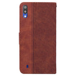 Custodia per telefono in pelle goffrata geometrica, For Samsung Galaxy A10 / M10, For Samsung Galaxy A10e / A20e, For Samsung Galaxy A13 4G, For Samsung Galaxy A20 / A30