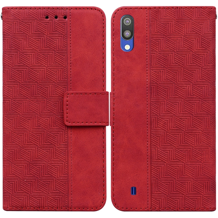 Custodia per telefono in pelle goffrata geometrica, For Samsung Galaxy A10 / M10, For Samsung Galaxy A10e / A20e, For Samsung Galaxy A13 4G, For Samsung Galaxy A20 / A30