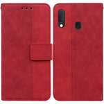 Custodia per telefono in pelle goffrata geometrica, For Samsung Galaxy A10 / M10, For Samsung Galaxy A10e / A20e, For Samsung Galaxy A13 4G, For Samsung Galaxy A20 / A30