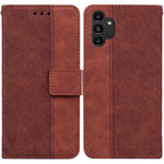 Custodia per telefono in pelle goffrata geometrica, For Samsung Galaxy A10 / M10, For Samsung Galaxy A10e / A20e, For Samsung Galaxy A13 4G, For Samsung Galaxy A20 / A30