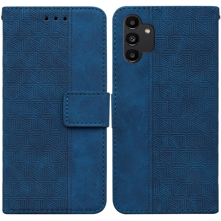 Custodia per telefono in pelle goffrata geometrica, For Samsung Galaxy A10 / M10, For Samsung Galaxy A10e / A20e, For Samsung Galaxy A13 4G, For Samsung Galaxy A20 / A30