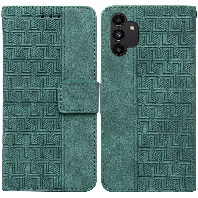 Custodia per telefono in pelle goffrata geometrica, For Samsung Galaxy A10 / M10, For Samsung Galaxy A10e / A20e, For Samsung Galaxy A13 4G, For Samsung Galaxy A20 / A30