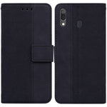 Custodia per telefono in pelle goffrata geometrica, For Samsung Galaxy A10 / M10, For Samsung Galaxy A10e / A20e, For Samsung Galaxy A13 4G, For Samsung Galaxy A20 / A30
