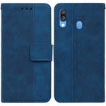 Custodia per telefono in pelle goffrata geometrica, For Samsung Galaxy A33 5G, For Samsung Galaxy A40, For Samsung Galaxy A50 / A30s / A50s, For Samsung Galaxy A53 5G