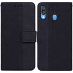 Custodia per telefono in pelle goffrata geometrica, For Samsung Galaxy A33 5G, For Samsung Galaxy A40, For Samsung Galaxy A50 / A30s / A50s, For Samsung Galaxy A53 5G