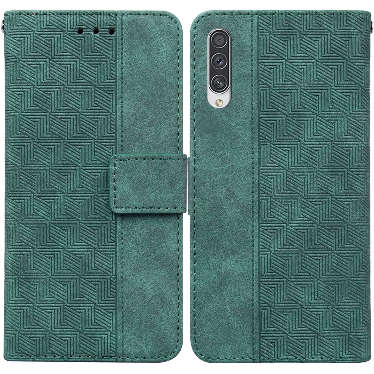 Custodia per telefono in pelle goffrata geometrica, For Samsung Galaxy A33 5G, For Samsung Galaxy A40, For Samsung Galaxy A50 / A30s / A50s, For Samsung Galaxy A53 5G