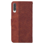 Custodia per telefono in pelle goffrata geometrica, For Samsung Galaxy A70 / A70s, For Samsung Galaxy A73 5G, For Samsung Galaxy M30s / M21, For Samsung Galaxy M52 5G