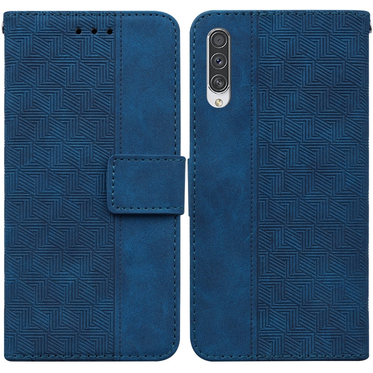 Custodia per telefono in pelle goffrata geometrica, For Samsung Galaxy A70 / A70s, For Samsung Galaxy A73 5G, For Samsung Galaxy M30s / M21, For Samsung Galaxy M52 5G
