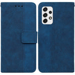 Custodia per telefono in pelle goffrata geometrica, For Samsung Galaxy A70 / A70s, For Samsung Galaxy A73 5G, For Samsung Galaxy M30s / M21, For Samsung Galaxy M52 5G