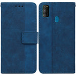 Custodia per telefono in pelle goffrata geometrica, For Samsung Galaxy A70 / A70s, For Samsung Galaxy A73 5G, For Samsung Galaxy M30s / M21, For Samsung Galaxy M52 5G