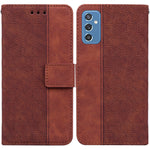 Custodia per telefono in pelle goffrata geometrica, For Samsung Galaxy A70 / A70s, For Samsung Galaxy A73 5G, For Samsung Galaxy M30s / M21, For Samsung Galaxy M52 5G