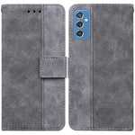 Custodia per telefono in pelle goffrata geometrica, For Samsung Galaxy A70 / A70s, For Samsung Galaxy A73 5G, For Samsung Galaxy M30s / M21, For Samsung Galaxy M52 5G