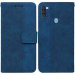 Custodia per telefono in pelle goffrata geometrica, For Samsung Galaxy A11 / M11 EU Version, For Samsung Galaxy A41, For Samsung Galaxy A02s 164.2mm US Version, For Samsung Galaxy A02s 166.5mm EU Version