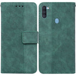 Custodia per telefono in pelle goffrata geometrica, For Samsung Galaxy A11 / M11 EU Version, For Samsung Galaxy A41, For Samsung Galaxy A02s 164.2mm US Version, For Samsung Galaxy A02s 166.5mm EU Version