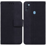 Custodia per telefono in pelle goffrata geometrica, For Samsung Galaxy A11 / M11 EU Version, For Samsung Galaxy A41, For Samsung Galaxy A02s 164.2mm US Version, For Samsung Galaxy A02s 166.5mm EU Version