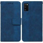 Custodia per telefono in pelle goffrata geometrica, For Samsung Galaxy A11 / M11 EU Version, For Samsung Galaxy A41, For Samsung Galaxy A02s 164.2mm US Version, For Samsung Galaxy A02s 166.5mm EU Version