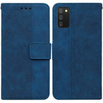 Custodia per telefono in pelle goffrata geometrica, For Samsung Galaxy A11 / M11 EU Version, For Samsung Galaxy A41, For Samsung Galaxy A02s 164.2mm US Version, For Samsung Galaxy A02s 166.5mm EU Version